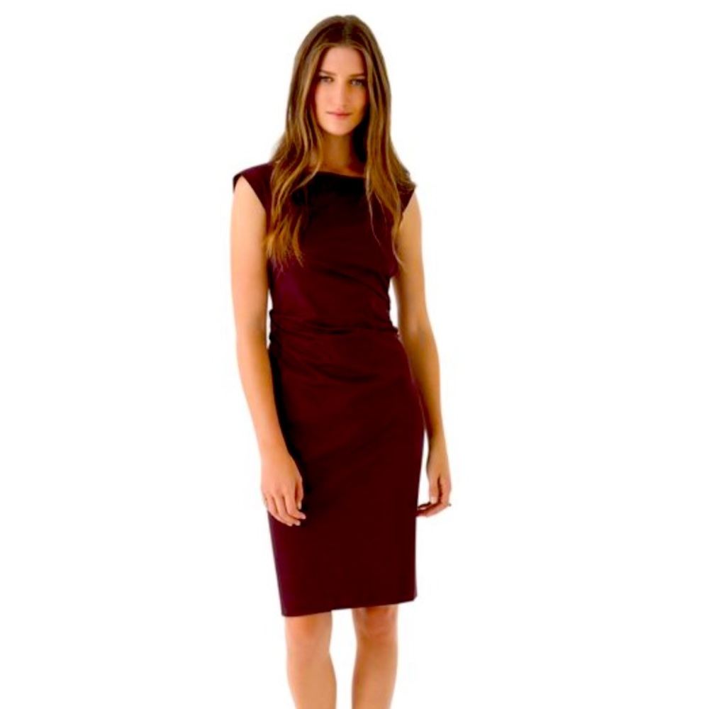 Dvf Gabi Felt wool dress
